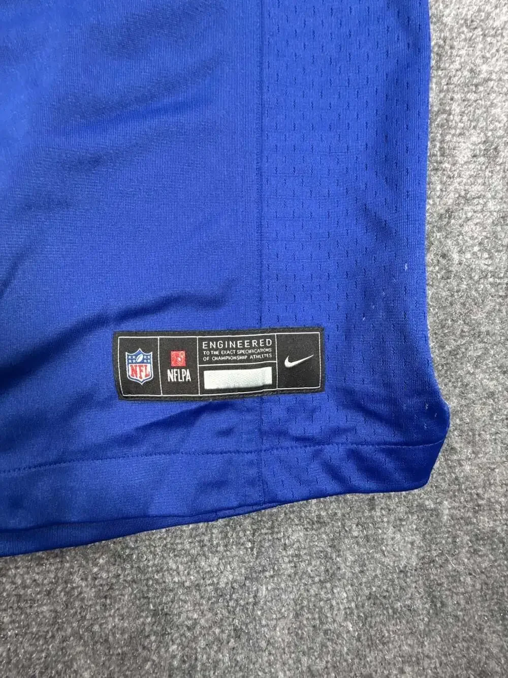 Nike Malik Nabers New York Giants #1 Royal Blue Football Jersey Medium NWT